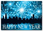 HS1317 - N1317 Night Lights New Year's Cards 7 7/8 x 5 5/8"