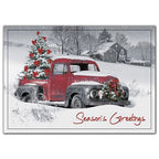 HV02302 Big Red Holiday Cards 7 x 5"