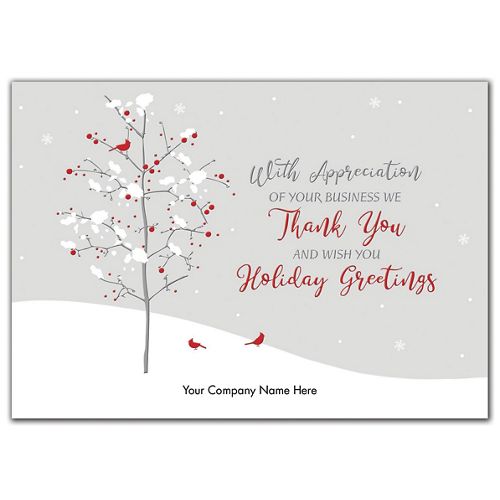 HV09803 Snow Birds Holiday Cards...