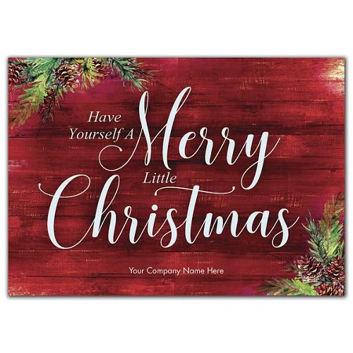 HV09807 Farmhouse Christmas Holiday Cards...
