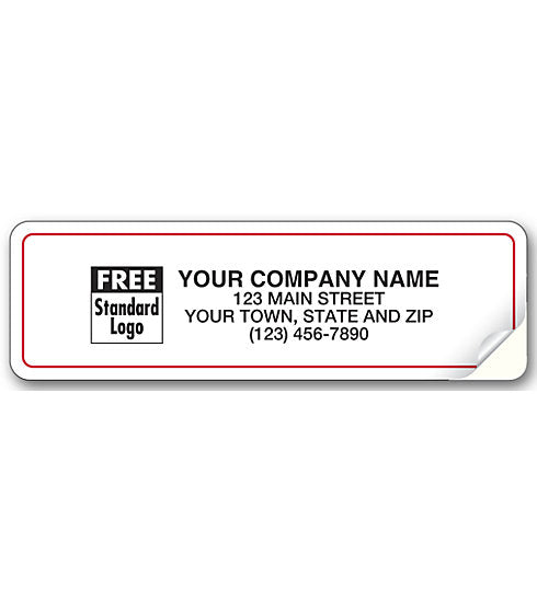 IL5W White Red Border Advertising...