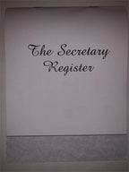 56202N Secretary Deskbook Check Registers 6 3/8 x 8 1/4"