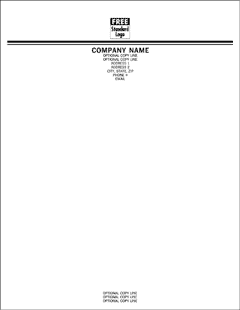LH700-GL1 Premier Letterhead 1 or 2 Ink Colors 8 1/2 x 11"