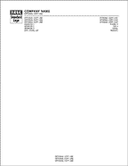 LH600-GL3 Preferred Letterhead 1 or 2 Ink Colors Textured Stocks 8 1/2 x 11"