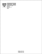 LH700-GL5 Premier Letterhead 1 or 2 Ink Colors 8 1/2 x 11"