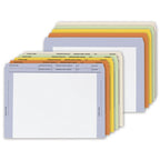 M1026 File Envelopes 8 1/2 x 11" With Colored Borders 8 11/16 x 11 3/4"