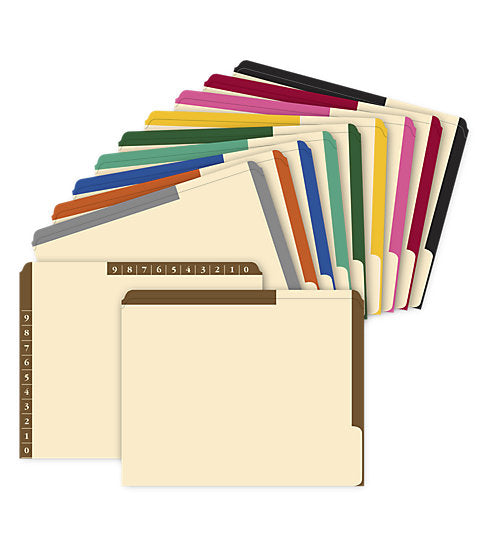 M1306 Color Tab Folder 12 1/4 x 9 1/2"
