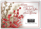 MT02310 - HP13304 - N3304 Tidings of Appreciation Holiday Cards 7 7/8 x 5 5/8"