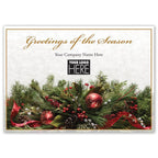 MT14026 Magical Mantel Holiday Logo Cards 7 7/8 x 5 5/8"