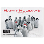 MT15019 Penguin Parade Holiday Logo Cards 7 7/8 x 5 5/8"