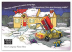 MT15037 Holiday Coverage Insurance Holiday Logo Cards 7 7/8 x 5 5/8"