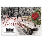 MT16018 Seasonal View Holiday Logo Cards 7 7/8 x 5 5/8"