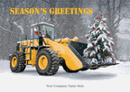 UP17009 - MT17009 Handle with Care Contractor Holiday Cards 7 7/8 x 5 5/8"