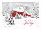 HP17310 - N7310 Country Living Holiday Cards 7 7/8 x 5 5/8"