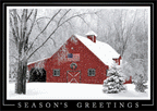 H17634 - N7634 Rustic Elegance Patriotic Holiday Cards 7 7/8 x 5 5/8"