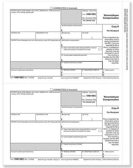 NE5111B 1099-NEC Recipient Copy B...