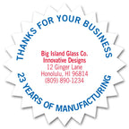 PB007 Burst Paper Label 1 3/4"