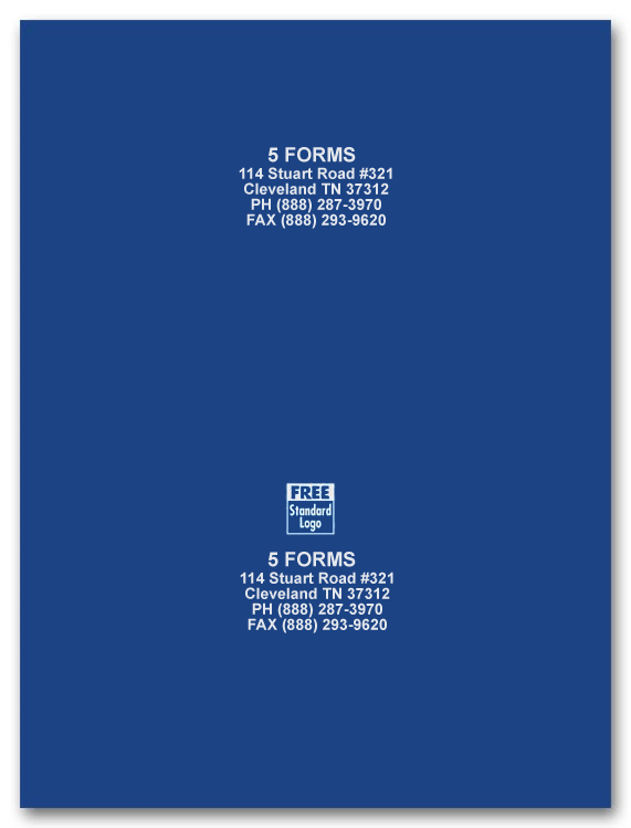 PF25-B Presentation Folders 2 Pockets
