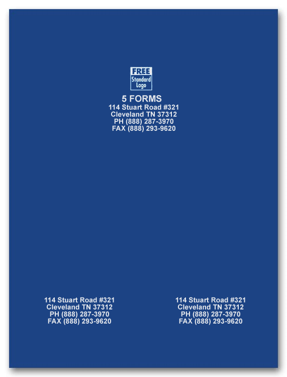 PF25-C Presentation Folders 2 Pockets