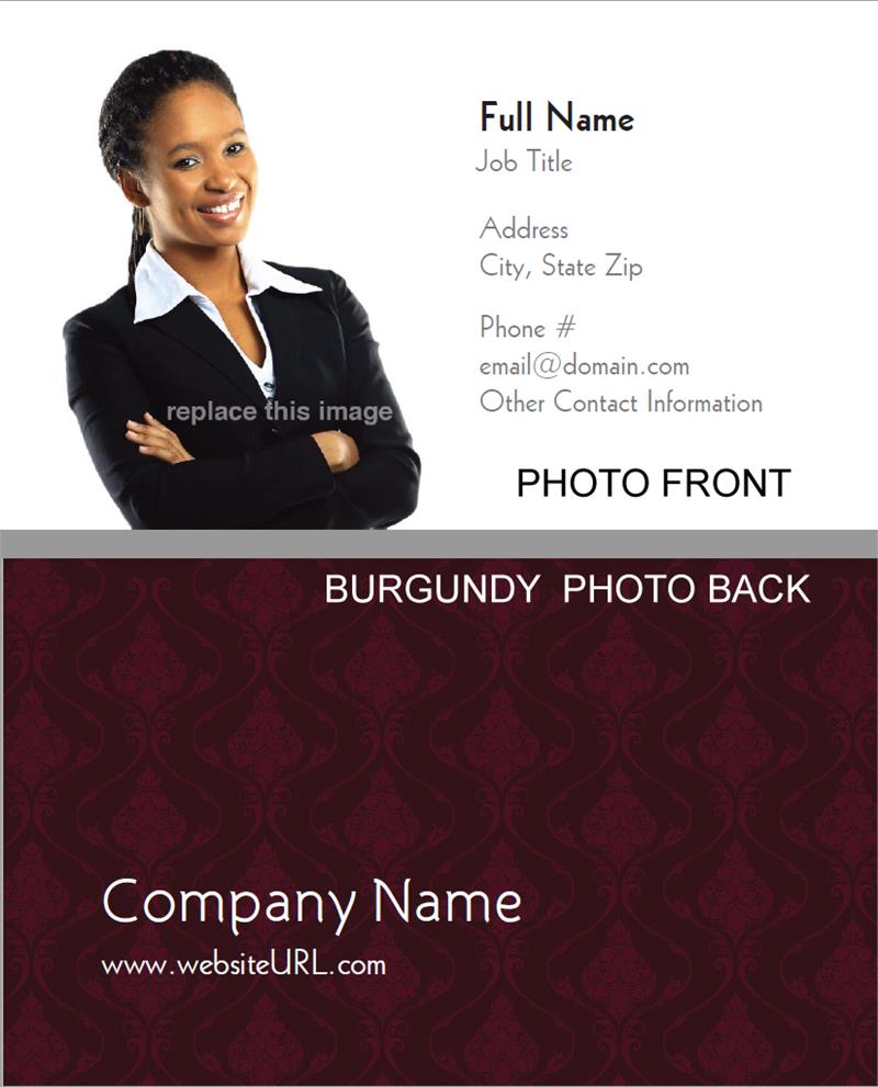 Full Color Photo Business Cards