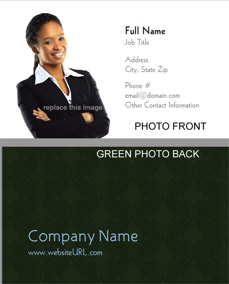 Full Color Photo Business Cards