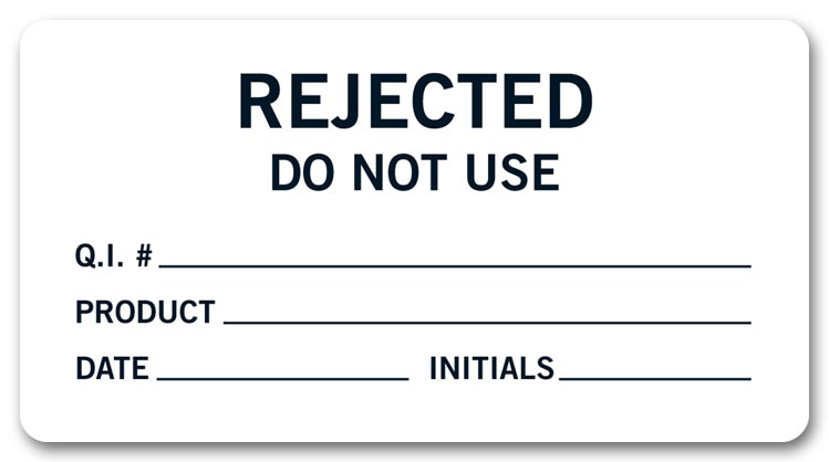 PR007 Rectangle Paper Label 3...