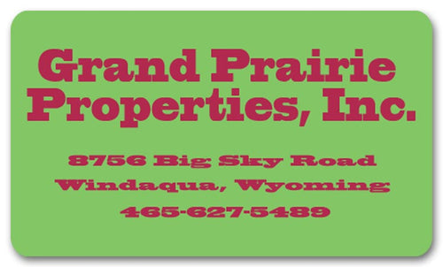 PR020 Rectangle Paper Label 1 1/2 x 7/8"