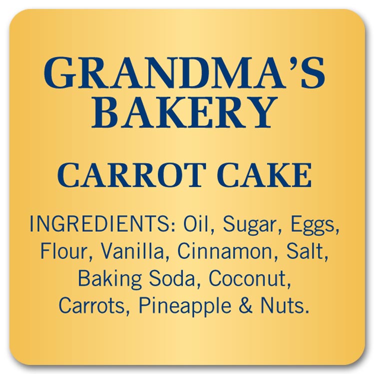 PR028 Square Paper Label 2...