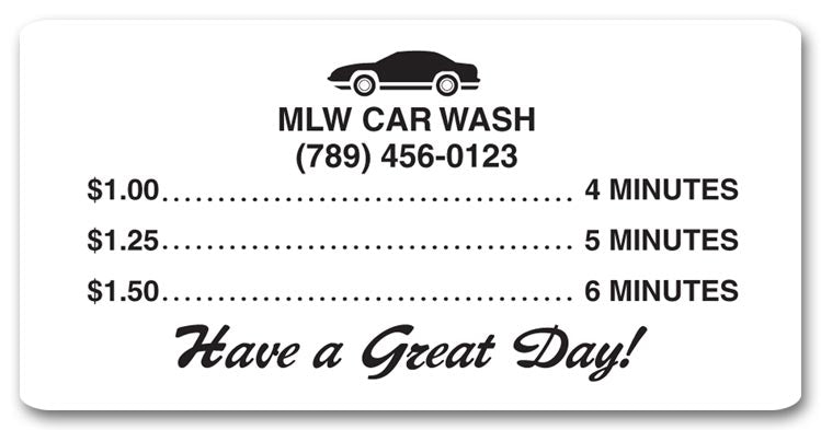 PR030 Rectangle Paper Label 3...