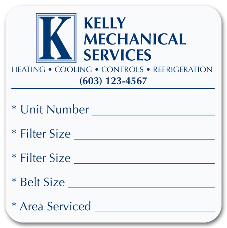PR034 Square Paper Label 3...