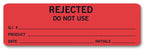 PR039 Rectangle Paper Label 3 1/4 x 1"