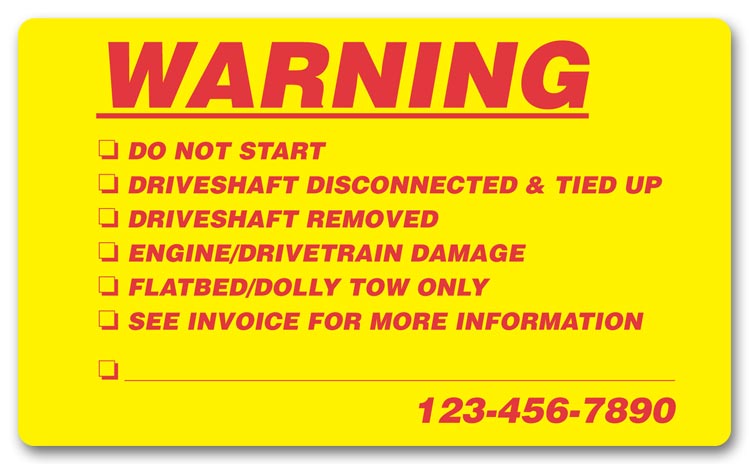 PR070 Rectangle Paper Label 5...