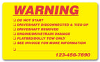 PR070 Rectangle Paper Label 5 x 3"