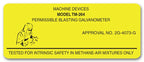 PR072 Rectangle Paper Label 2 1/2 x 1"