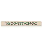 PS012 Square Corner Label 4 1/2 x 1/2"