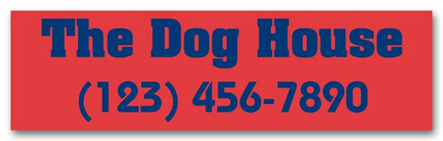 PS017 Square Corner Label 3 1/2 x 1"