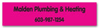 PS018 Square Corner Label 4 x 1"