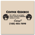 PS021 Square Corner Label 1 1/2 x 1 1/2"