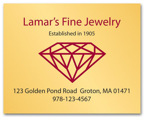 PS024 Square Corner Label 2 1/2 x 2"