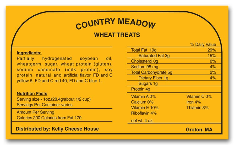 PS047 Square Corner Label 5...