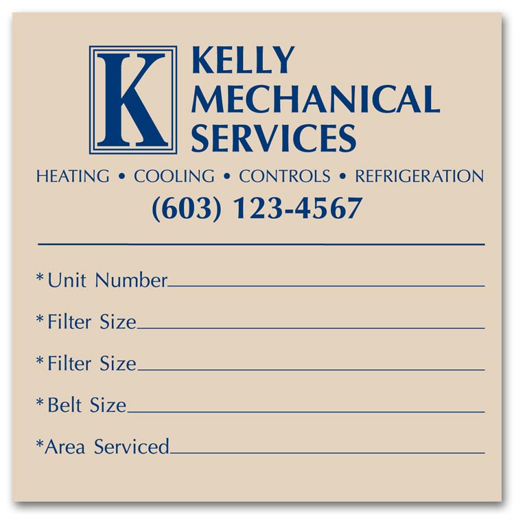PS049 Square Corner Paper Label...
