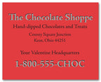 PS052 Square Corner Label 5 x 4"