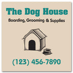 PS055 Square Corner Paper Label 5 x 5"
