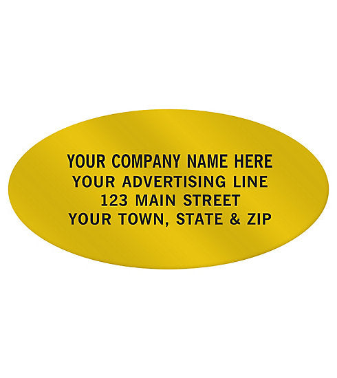 PV001 Oval Paper Label 1...