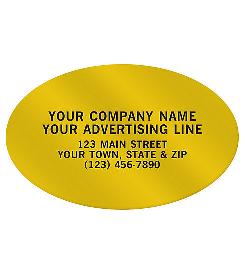PV003 Oval Paper Label 2...