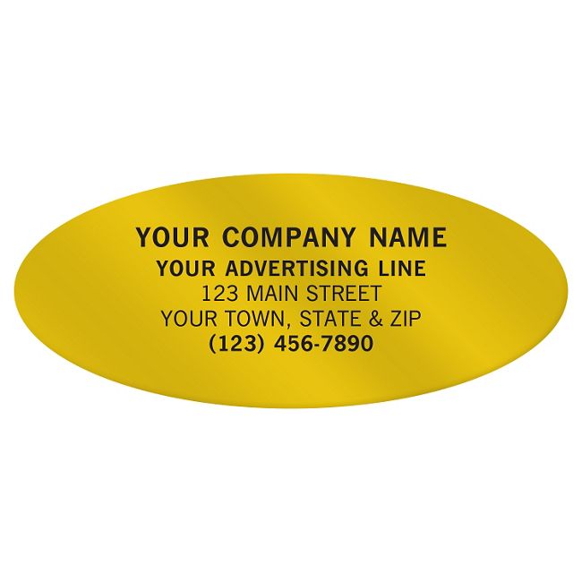 PV004 Oval Paper Label 2...