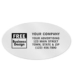 PV010 Oval Paper Label 2 3/4 x 1 1/2"