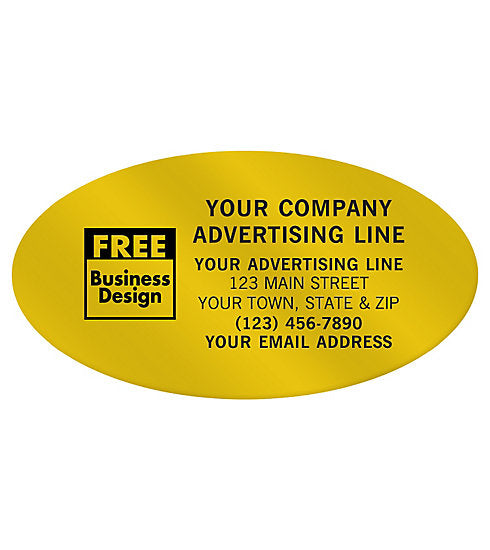 PV013 Oval Paper Label 3...