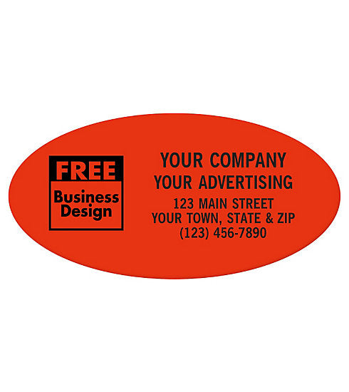 PV021 Oval Paper Label 2...
