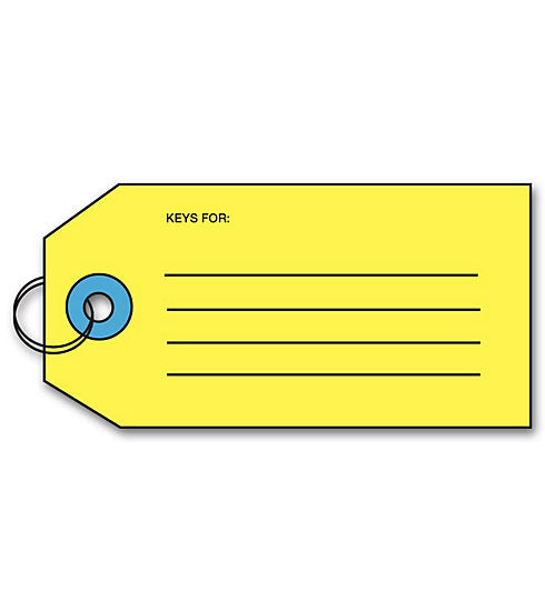 R163 Key Tag with Key...